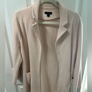 J.Crew pale pink sweater blazer size M